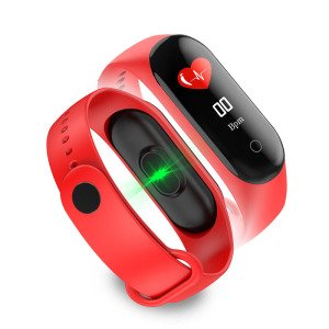 2019 Newest Hot Selling Fitness M4 Smart Bracelet 0.96 TFT touch pad Sleep monitor waterproof Smart Watch Band