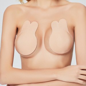 2019 Strapless Women Rabbit Ear Breast Lift Up Invisible Self Adhesive Nipple Covers