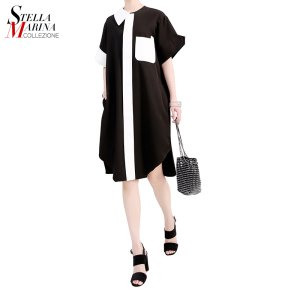 2019 summer wholesale basic model short sleeve elegant women side slit dresses with pocket Lady Slim Fit Party Dress