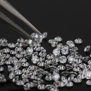 20pcs/pack 1.0mm melee size single crystal pure carbon rough hpht cvd diamond