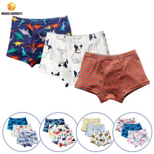 3pcs/Pack High Quality Cotton Shorts Cartoon Cute Kids Boxer Briefs Boys Children Underwear
