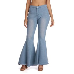 9031818 fashion women's  flare jeans pants