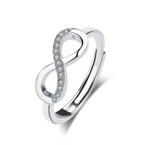 925 sterling silver jewelry women infinity ring