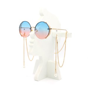 A0316 Fashion Gold with Peal Glasses Retainer fit sunglasses eyewear eyeglass chain for women