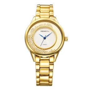 Aliexpress Hot Sale Rebirth Ladies black quartz Watches Women Wrist Watch 19A068