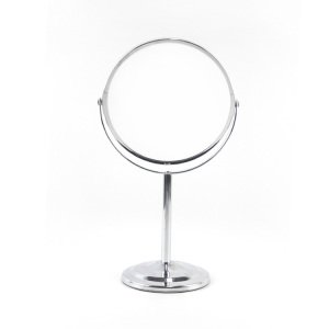 Amazon hot sells RTS bath cosmetic make up two way round magnifier glass magnifying framed standing vanity makeup mirror