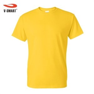 AT030 Mens Blank Plain 180g Seamless 100% Ring Spun Cotton T Shirt in Stock + Custom Design