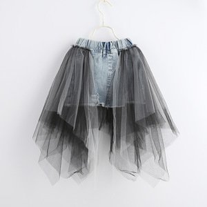 Baby denim skirt tulle kids clothing girl skirt jeans fashion boutiques children clothes wholesale lots baby outfit  A616535