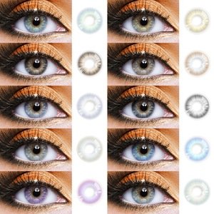 Best Selling  Elegant Cosmetic Pure Nature Eye contact lens  Manufacturer Price Colored Contact Lenses