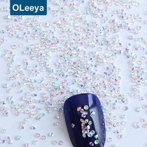 Best selling products Large Package 1kg per bag 1.1mm nail art pixie dusts rhinestone glass pixie dust for nail decoration