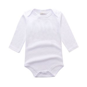 Blank baby clothes bodysuit white body suit oem