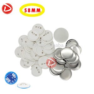 blank pin button badge material parts of 58mm factory direct sale