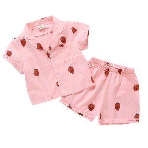 Boutique sweet design  sleep wear set for baby kids girl children dresses clothing