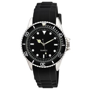 Branded geneva Silicone Watch Men Sports wrist watches cheap price