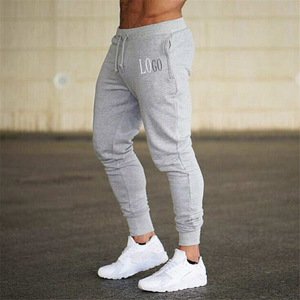 Bulk wholesale high quality printing cotton terry men jogger pants with your logo