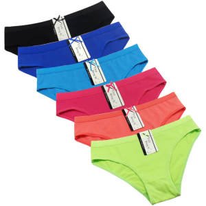 Cheap Soft Cotton Panties Blank Fancy Wholesale Women Underwear Low Rise Solid Cute Bow Soft Briefs