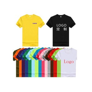 China facoty wholesale high quality cotton Men Ladies unisex custom logo t shirt with logo for team party school work daily wear