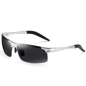 China Factory Wholesale Half Rim Aluminium Sun Glasses photochromic Sunglasses