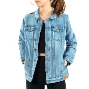 China manufacturers female woman denim jacket