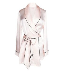 Comfortable satin silk fabric soft sleepwear robes for women