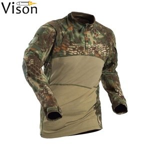 CP Multicam Combat Knitted Shirts Men Manufacturer Black Multicam Digital Desert