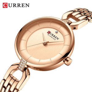 Curren 9052 Women Quartz Watches Female Fashion Luxury Rose Gold  Ladies Watch Simple Stainless Clock Relogio Feminino