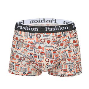 Custom high quality printed soft bamboo underwear for men