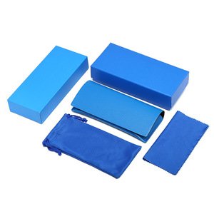 Custom Logo Eyewear Box Pouches Cleaning Clothes sunglasses Packaging with Your brand