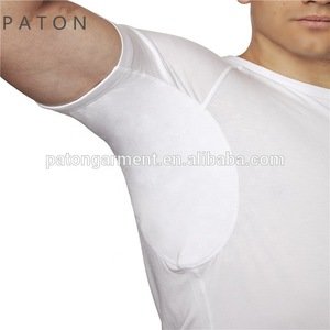 Custom moiture absorbing armpit pads Sweat-Blocking Undershirt real lenzing modal Sweat proof shirt