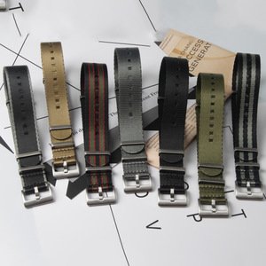 Custom nylon watch straps seatbelt nato straps 20mm 22mm watch bands