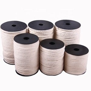 Custom wholesale Natural  Cotton Cord 5mm Macrame Cotton Rope