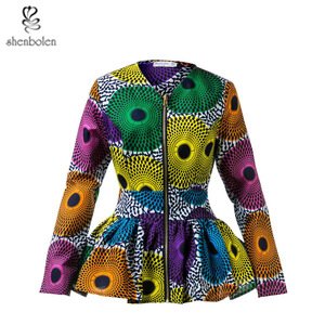 Custom Wholesale Women Jacket Design African Clothes Lady Jacket
