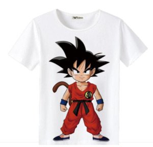 Ecowalson  Men Dragon Ball 3D Print Short Sleeve Pullover Regular Fit T-Shirt