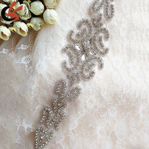 Elegant Transparent rhinestone Wedding Belt Bridal Belt Sash Belt Crystal sash