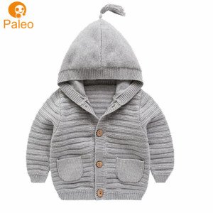 Factory OEM Latest new style hippie coat children boys sweater with knitting