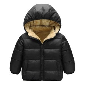 Factory Supplier Simple Style Colorful Kids Boy Outdoor Jacket Zipper Public Winter Coat