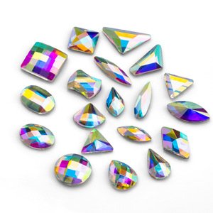 Factory Wholesale All Shapes of Rhinestones High Quality Special Shape Hot Fix Rhinestones for Garment Accessories and DIY
