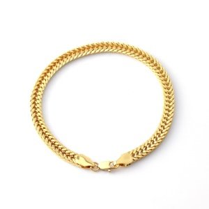 Fashion 18K Gold Chains Personalized Woman Copper Link Jewelry Bracelet For Men