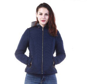 Fashion design wholesale winter lady quilted jacket women custom bomber padded jacket