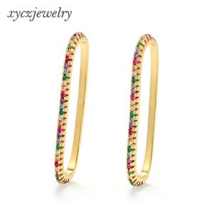Fashion new design gold plated hoop earring jewelry