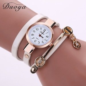 Fashion OEM cheap Women leather Bracelet Watches Luxury Lady Dress Quartz watch Ladies Wristwatches Montre Femme Clock Relogio