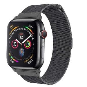 For Apple Watch Band 42mm 38mm, Stainless Steel Milanese Loop Replacement Strap Magnetic Closure For iWatch Series 4 3 2 1