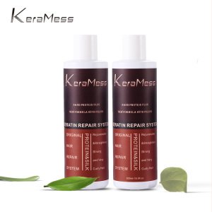 Full Set Care Series Brazilian keratin hair treatment type KeraMess Free Formaldehyde keratin hair straightening