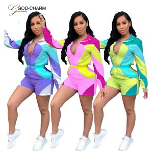 G-8S86596 Wholesale Sexy Women contrasting color stitched sunscreen romper