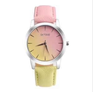 Geneva fashion fresh belt watch lady watch candy color changing color student watches LLW077