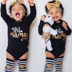 GH096A baby clothes girl romper newborn with headband outfit set