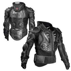 GHOST RACING high quality breathable motorcycle armor body protective jacket racing ski clothing in black