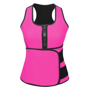 Girl Dress Colorful Slimming Waist Trainer Corset Black Blue Pink Waist Trainer For Yoga