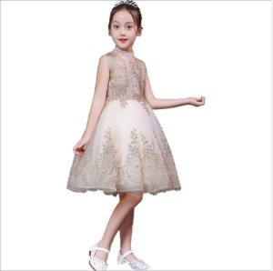 Girls Dresses With Many Colours Dancing Princess Birthday Party Flower Wedding Children Clothes New Year Gift Retail