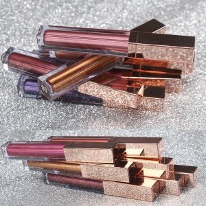 high pigment makeup lipstick private label custom metallic shimmer lipstick